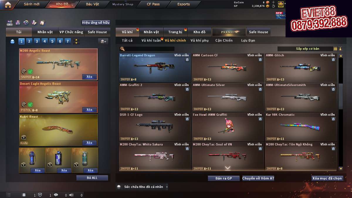 shop acc cf uy tin gia re